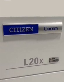 New Citizen L20X Sliding Head Machine